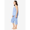 Only Necessities Plus Size Sleeveless Pj Capri Set - 4 of 4