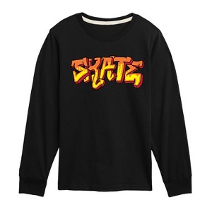 Boys' - Instant Message - Skateboarding Long Sleeve Graphic T-Shirt - 1 of 4