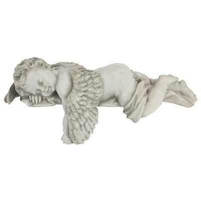 Design Toscano Sleepy Time Baby Angel Statue - Off-White