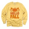 Simply Sage Market Hello Fall Pumpkin Distressed Garment Dyed Long Sleeve - 2 of 4