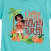 Girls' - Moana - Simea Little Adventurer Fitted Short Sleeve Graphic T-Shirt - 2 of 4