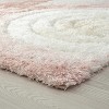 Luxe Weavers Shag Geometric Area Rug, Modern, Stain Resistant, Easy Indoor Rugs for Bedroom, Living Room - 4 of 4