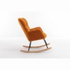 Racxily Teddy Rocking Gilder Nursery Chair For Living Room Indoor - 4 of 4