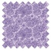Bacati - Isabella Paisley Lilac Scroll Crib/Toddler Bed Skirt - 2 of 3