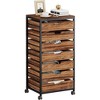 SKRAN 7-Drawer Storage Dresser Cabinet with Wheels Industrial Storage Drawer Organizer Cart,Mobile Drawer for Office, Bedroom, Entryway, Living Room - 2 of 4