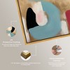 Art Remedy Glam Brooch of Gold Contemporary Shapes Abstract Wall Art Framed - 4 of 4
