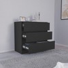 NicBex 3 Drawer Dresser,33.5 Inch Wide Wood Storage Cabinet for Living Room,Entryway,Bedroom,Hallway - 2 of 4