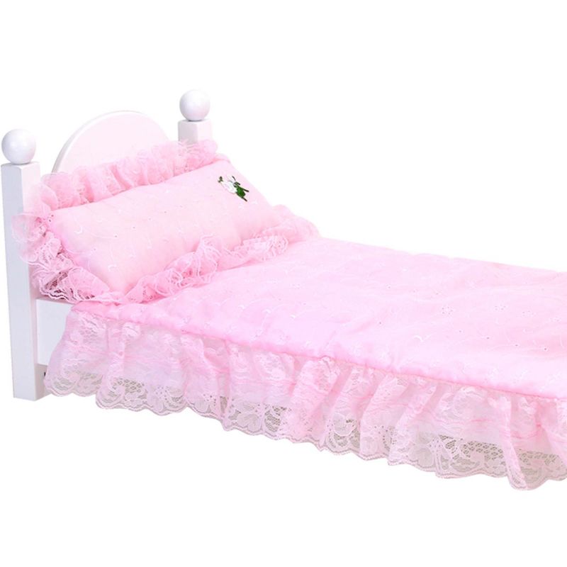 Sophia’s 3 Piece Eyelet Bedding Set for 18" Dolls, Light Pink, 1 of 6