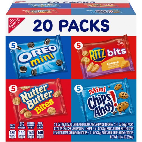 Nabisco Classic Mix Variety Pack With Cookies & Crackers - 20oz /20ct - image 1 of 4