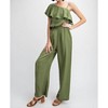 Women's Claire Satin Jumpsuit - Easel - 4 of 4