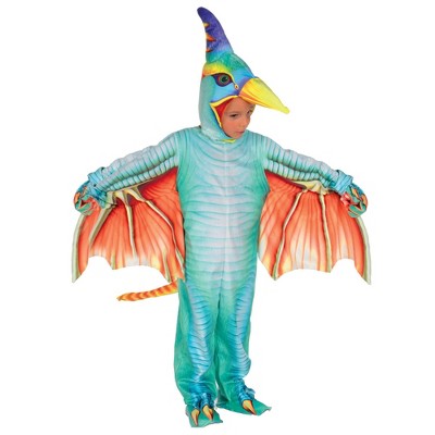 Toddler Pterodactyl Halloween Costume Green/Orange 18-24M