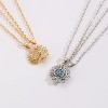 Sun & Moon Matching Necklace Set - Stackable Couple/Friendship Jewelry in Gold/Silver - 3 of 4