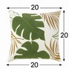 Chery Life 20x20" Leaf Pattern Accent Throw Pillows - 2 of 4