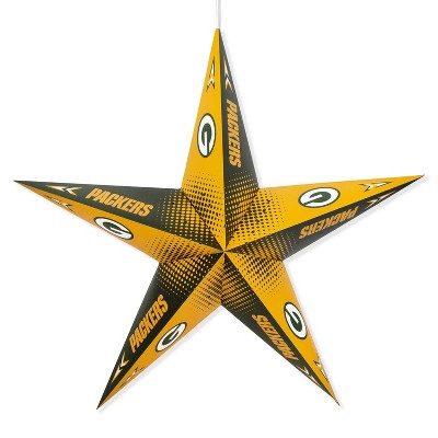 Little Earth - NFL Licensed Paper Star Lantern, Green Bay Packers
