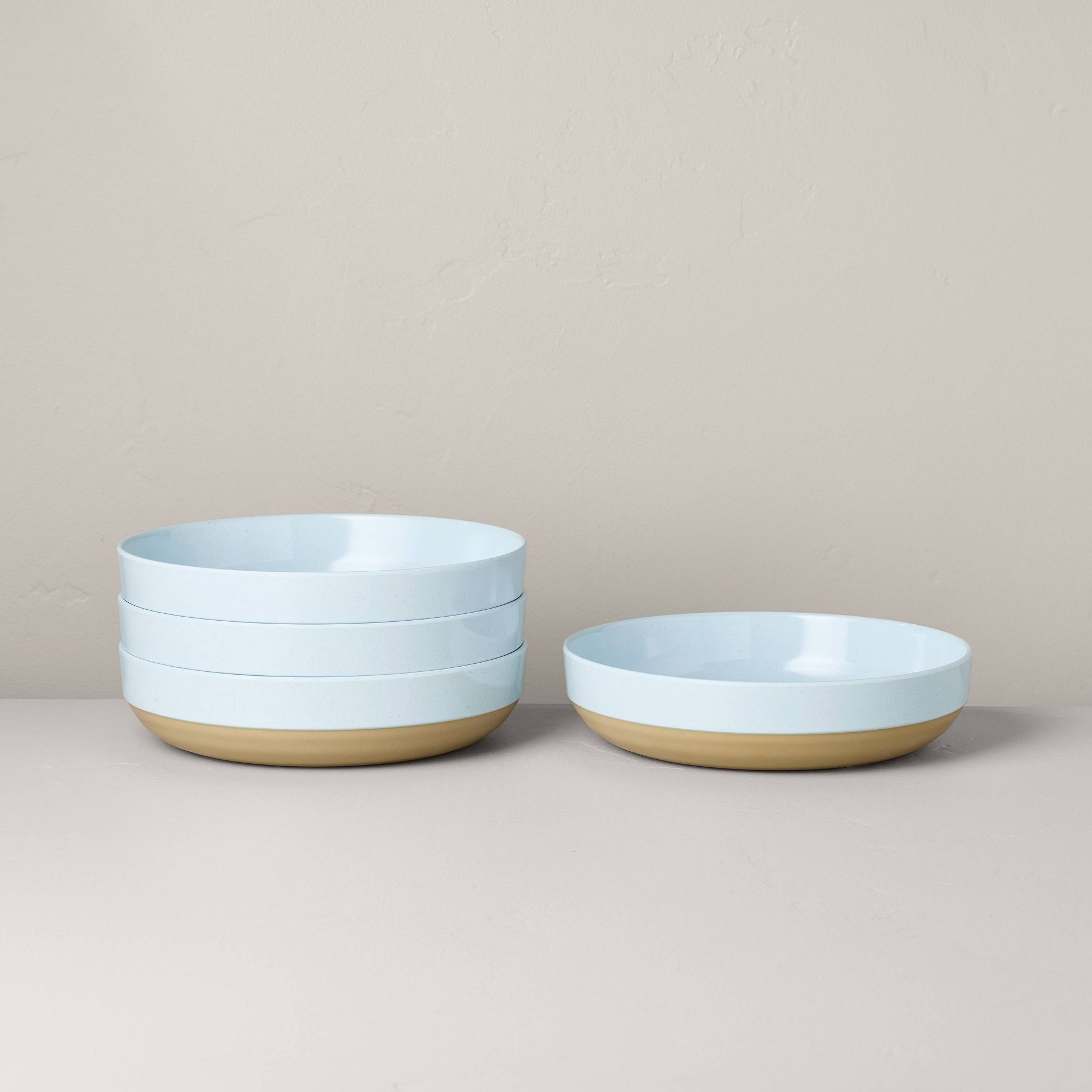 36 fl oz Melamine Grain Bowl Peace Blue - Hearth & Hand™ with Magnolia