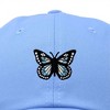 Dalix Butterfly Embroidered Cap Cotton Baseball Hat Garden Womens - 2 of 4