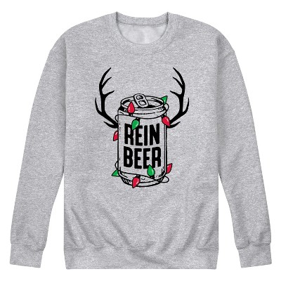 Men's - Instant Message - Christmas Reinbeer Graphic Fleece Sweatshirt