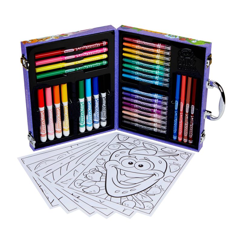 Crayola 53pc Silly Scents Mini Art Case, 3 of 8