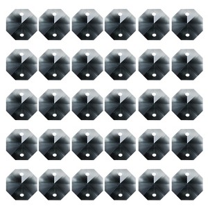 Unique Bargains Crystal Pendants Octagon Beads for DIY Lamp Arts Crafts Decoration 60 Pcs - 1 of 4
