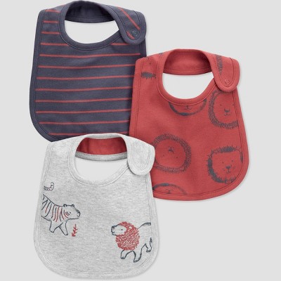 Carter's Just One You® Baby Boys' Heather Tiger Bib