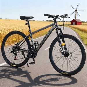KWPZQEB 27.5" Mountain Bike with Wheels 21 Speed, Outdoor Cycling Bike with Aluminum Alloy Frame & Front Suspension, Outdoor Bicycles for Men & Women - 1 of 4