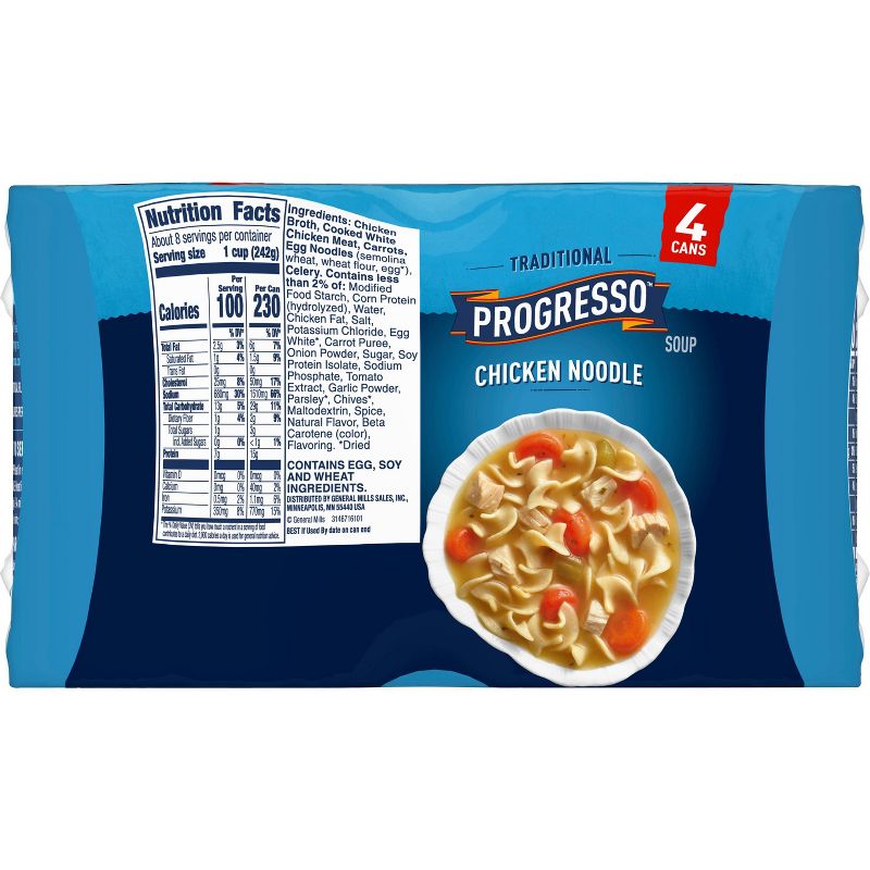 Progresso Traditional Chicken Noodle Soup - 4pk / 76oz, 5 of 8