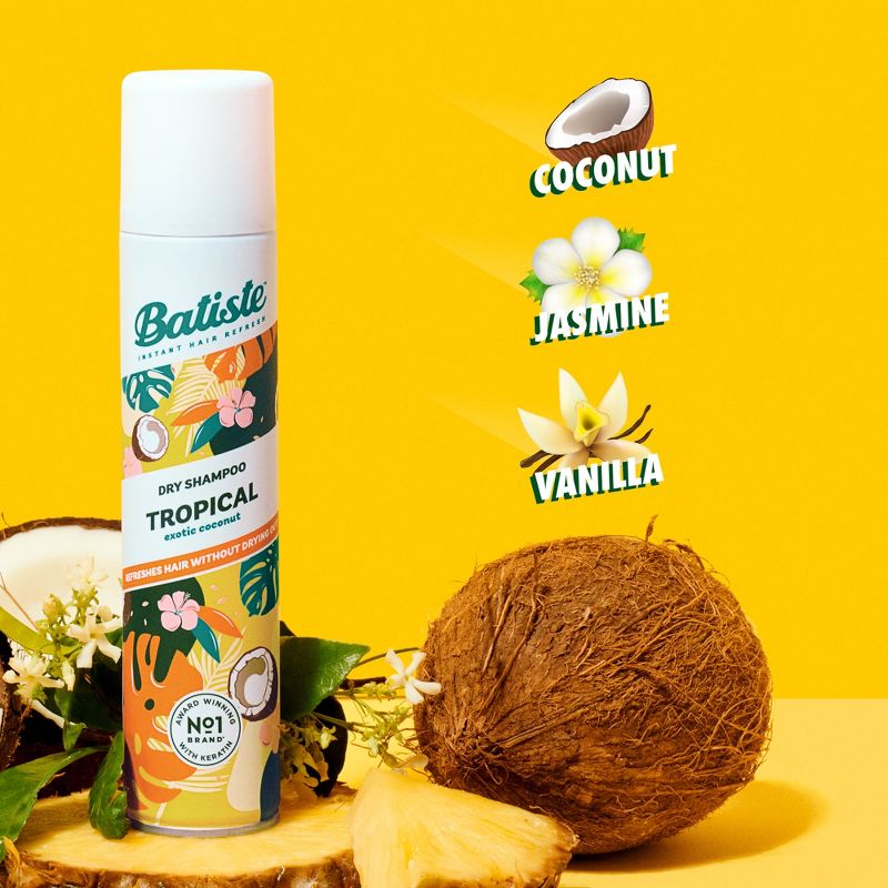 Batiste Tropical Dry Shampoo Exotic Coconut, 4 of 15