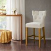 Saffron Tufted Back Counter Height Barstool - Madison Park - 2 of 4