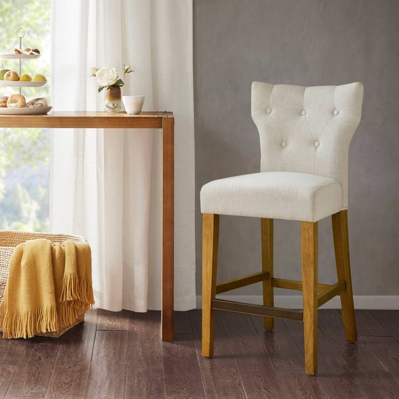 Saffron Tufted Back Counter Height Barstool - Madison Park, 3 of 10