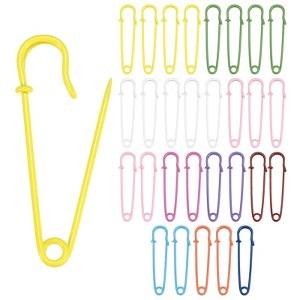 Unique Bargains Sewing Upholstery Spring Lock Blanket Bulk Large Safety Pins 30 Pcs - 1 of 4