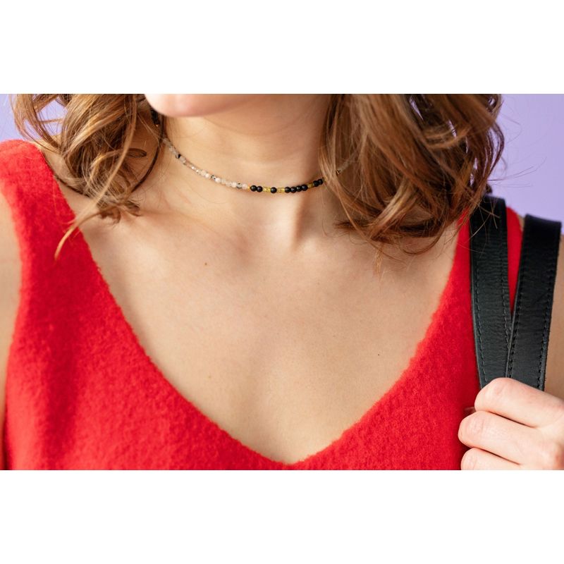 ETHIC GOODS Women's 2mm Morse Code Necklace [GRACE], 5 of 6