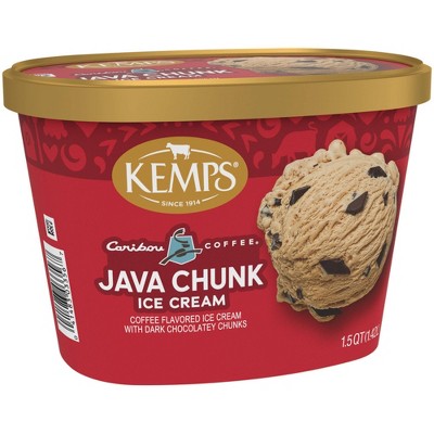 Kemps Caribou Coffee Java Chunk Premium Ice Cream - 48oz