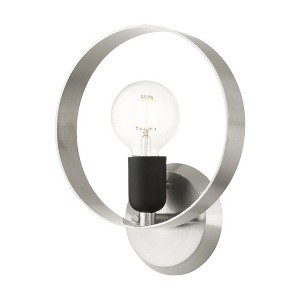 Livex Lighting Modesto 1 - Light Wall Light in  Brushed Nickel - 1 of 1