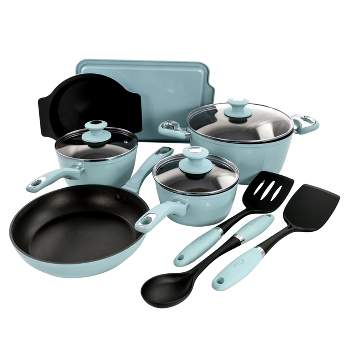52-Piece Non Stick Stainless Steel Cookware Set New Pots and Pans Utensils  SET 855634004746