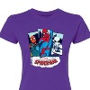 Women's - Marvel - Friendly Neighborhood Spider-Man Suits Fitted Graphic T-Shirt - 2 of 2