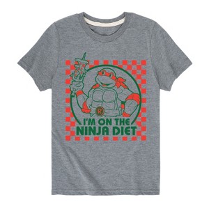 Boys' - Teenage Mutant Ninja Turtles - Ninja Diet Short Sleeve Graphic T-Shirt - 1 of 4