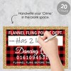 Big Dot of Happiness Flannel Fling Before the Ring - Party Mug Shots - Photo Booth Props Buffalo Plaid Bachelorette Party Mugshot Signs - 20 Count - 2 of 4