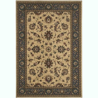 Oriental Weavers Ariana 311Z3 Ivory/ Blue Indoor Area Rug - 2'3" x 7'9"