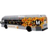 New Flyer Xcelsior XN40 Transit Bus "Los Angeles Metro" Gray with Graphics 1/87 (HO) Diecast Model by Iconic Replicas - 4 of 4