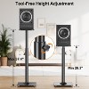 Paaaawaters Universal Speaker Stands Height Adjustable 28"-37.4", Bookshelf Speaker Stand Pair for Satellite Studio Large Speakers Up to 22 lbs - 2 of 4