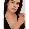 Clotth 18K Gold–Plated White Seashell Pendant Necklace Collection – French-Inspired Titanium Steel Jewelry for Women - 4 of 4