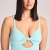 Vitamin A Women's Knot Front Keyhole Full Coverage One Piece Swimsuit - 3 of 4
