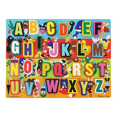 Melissa & Doug Jumbo ABC Wooden Chunky Puzzle (26pc)