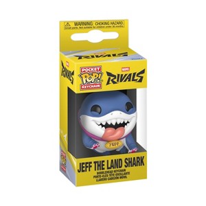 Funko Pop! Keychain: Marvel Rivals -Jeff The Land Shark Marvel Rivals Novelty Keyring - 1 of 2