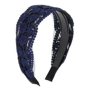 Unique Bargains Women's Fashion Lace Headband 5.71"x4.72" 1 Pc - 1 of 4