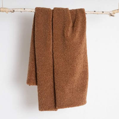 50"x60" Teddy Faux Shearling Lux Throw Blanket - Evergrace