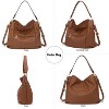 Paaaawaters Large Crossbody Bags Ladies Shoulder Handbags Purse and Wallet Set for Women Totes Hobo Purses - 4 of 4
