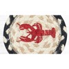 Earth Rugs Rustic Lobster Coaster 5"x5" Nautical Dining Table Accent - 2 of 3