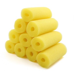 Unique Bargains Cylinder Pre-Filter Soft Sponge Filter Cartridges for Aquarium 2.6" Dia 10 Pcs - 1 of 4