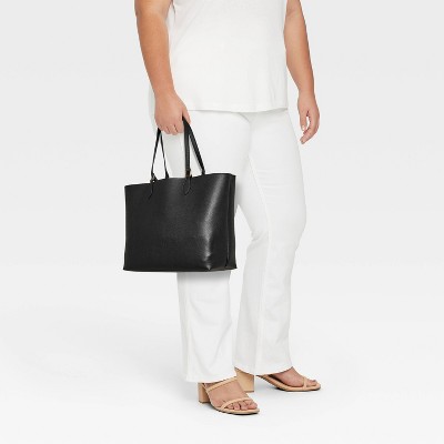 A New Day Dual Strap Triple Compartment Tote Bag - A New Day™ Black — фото 2
